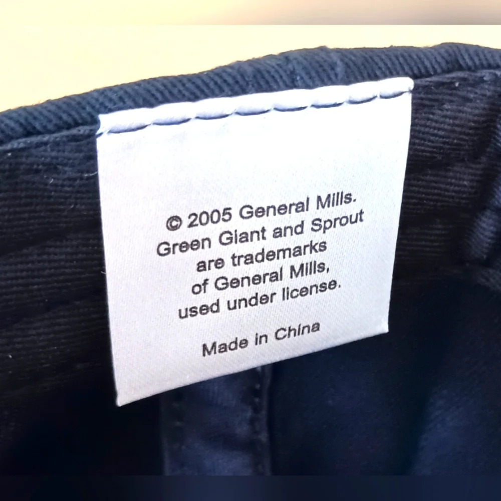 Green Giant Little Sprout Baseball Hat New Youth May fit Adults M/L NOS 2005